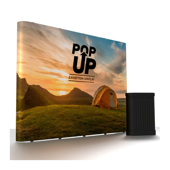 PANEL ARAÑA PAI RECTO DOBLE GRAFICA 4 CUERPOS (300*230 CMS) +CARRO BASICO+LAMINAS PAI+FOCOS HALOGENO