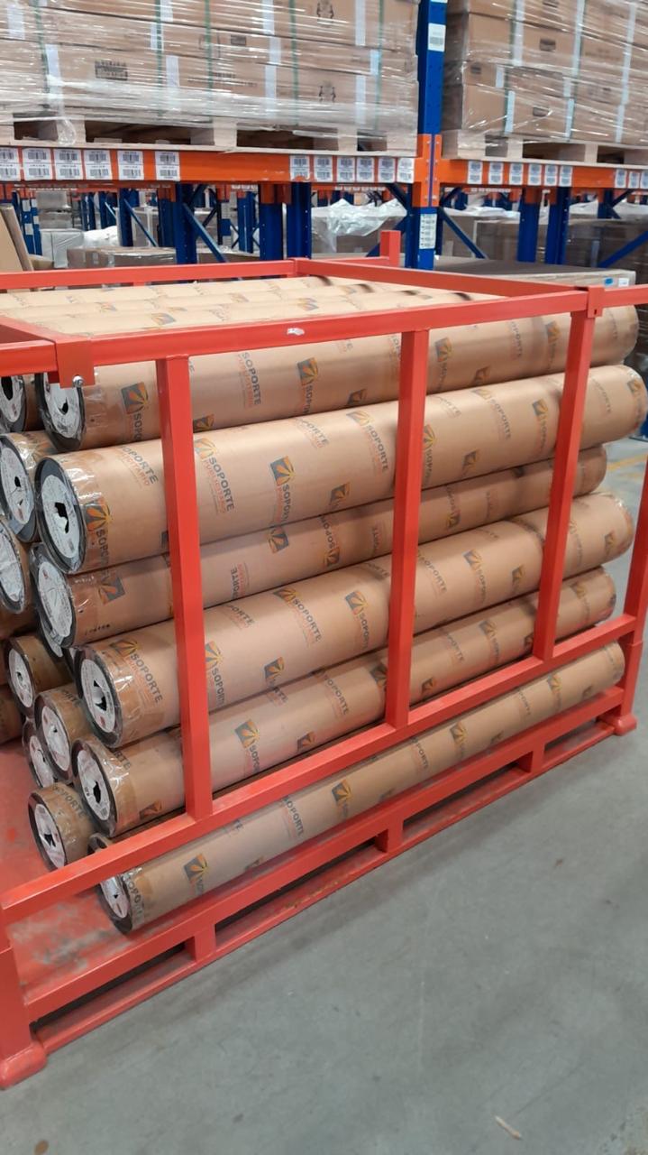 PALLET METALICO APILABLE (MAX. 4 NIVELES) PARA RACK BASE PERIMETRAL 160*120*140 CMS