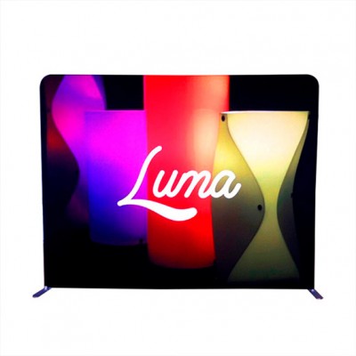 PANEL PUBLICITARIO TUBO TEXTIL RECTO 300*230 CMS